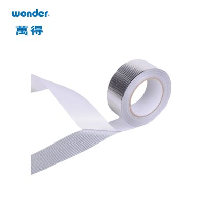 Tape en papier d'aluminium argent mat à face unique imperméable à l'eau et à haute température