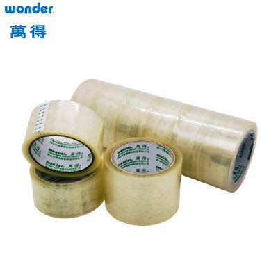 Tape BOPP imprimée sur mesure, transparente, bande d' emballage à faible bruit 24 mm x 50 m