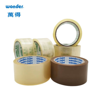 Tape d'emballage BOPP transparente Tape adhésive à base d'eau