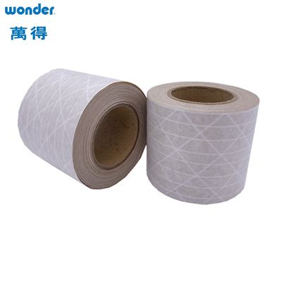Tape de papier kraft brun activé par l'eau largeur 1200 mm pour les boîtes