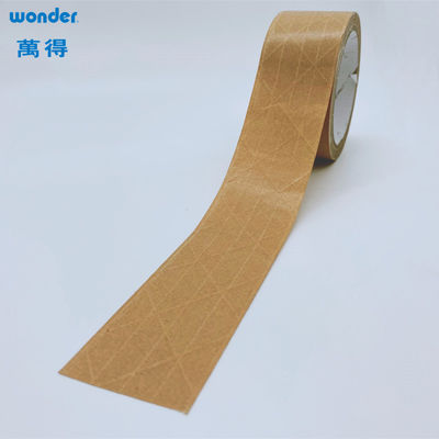 Tape de papier kraft brun activé par l'eau largeur 1200 mm pour les boîtes