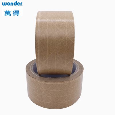 Ligne de renforcement du ruban d'emballage de papier kraft 0,130 mm d'épaisseur Pour les boîtes en carton