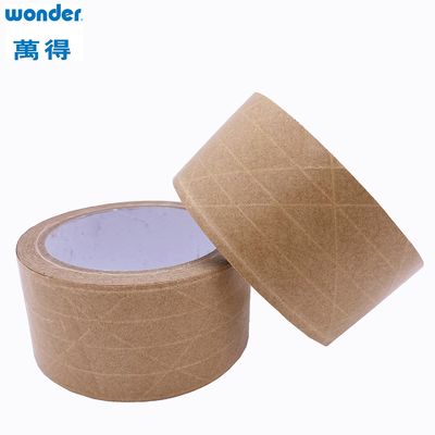 Ligne de renforcement du ruban d'emballage de papier kraft 0,130 mm d'épaisseur Pour les boîtes en carton