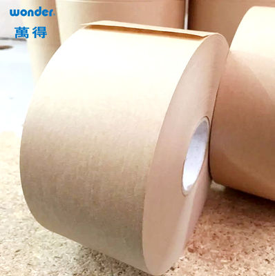 Tape de papier kraft brun activé par l'eau de doublure Largeur 1200 mm Pour les boîtes