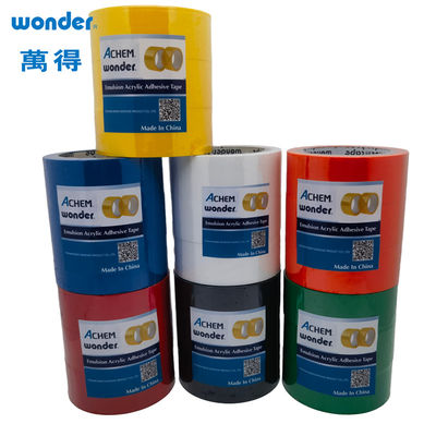 Tape d'emballage BOPP couleur haute résistance pour un emballage sûr et écologique des produits