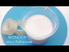 Collage adhésif acrylique à base d'eau blanche certifié BSCI pour ruban adhésif portable